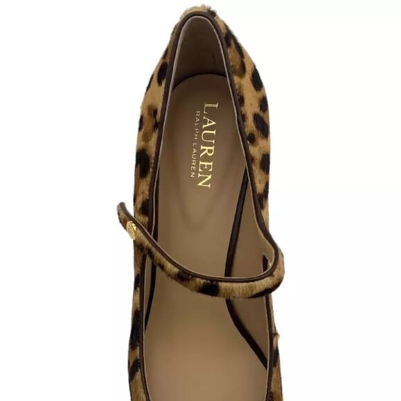 Ralph Lauren Lanette Print Haircalf Mary Jane Pump Size 6.5 NIB - Picture 3 of 4
